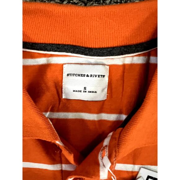 NWT Stitches & Rivets Mens Polo Style Shirt. Size Medium. - Picture 2 of 3